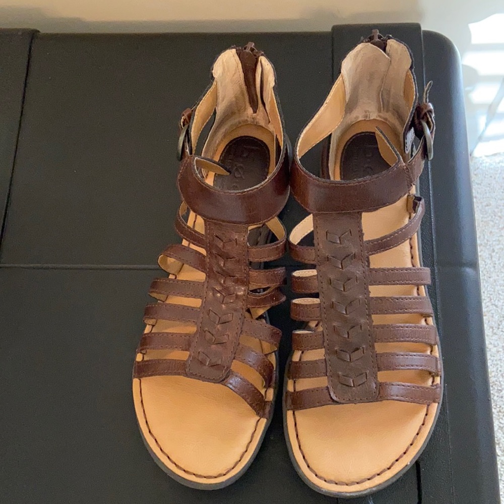 B.O.C. Brown Carrick Gladiator Sandals